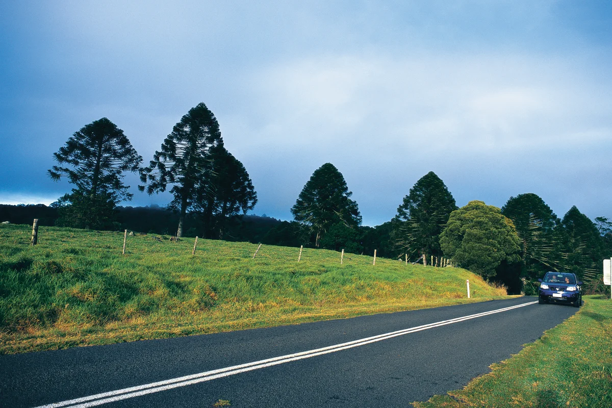 Driving near Crows Nest Qld