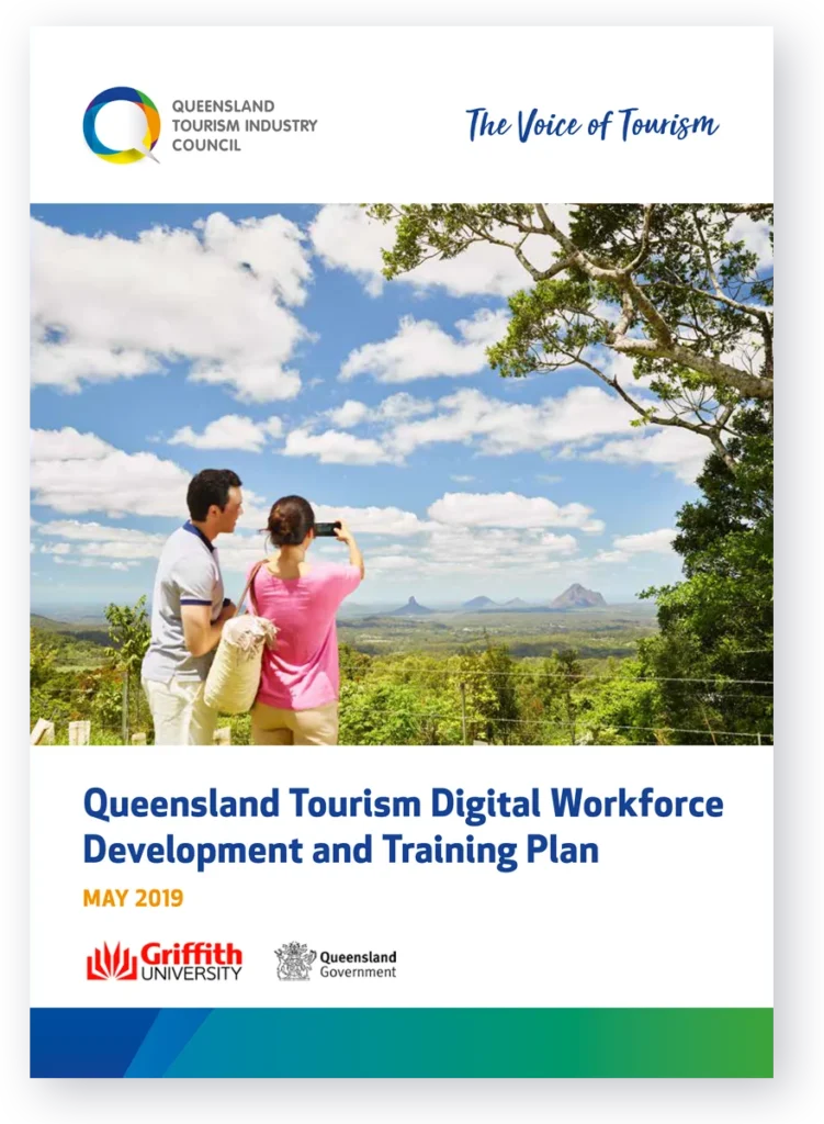 Tourism digital workforce and development training plan cover